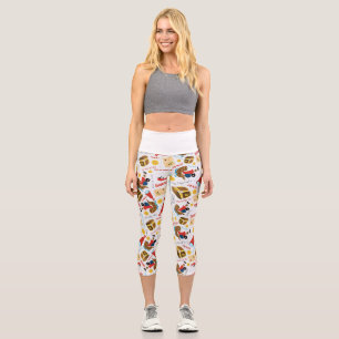 Piratenschatz Piratenflagge Capri Leggings
