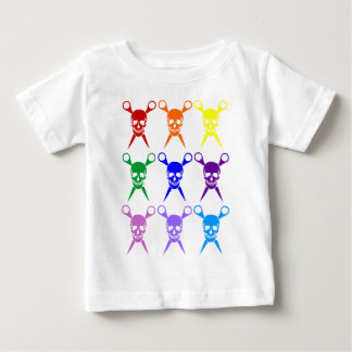 Piratenscheren Regenbogen transparent 2009 Baby T-shirt