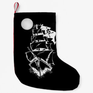 Piratenschiff auf hoher See Kleiner Weihnachtsstrumpf