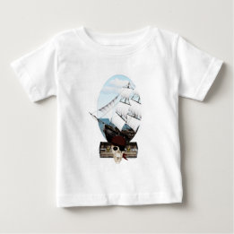 Piratenschiff Baby T-shirt
