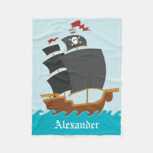 Piratenschiff Fleecedecke