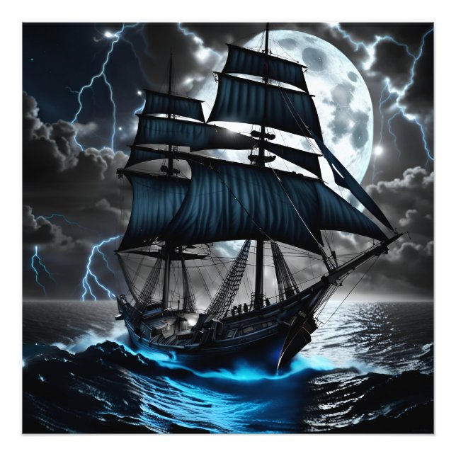 Piratenschiff Fotodruck (Vorne)
