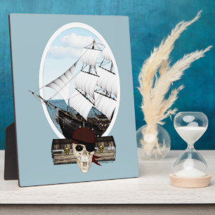 Piratenschiff Fotoplatte