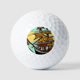 Piratenschiff Golfball