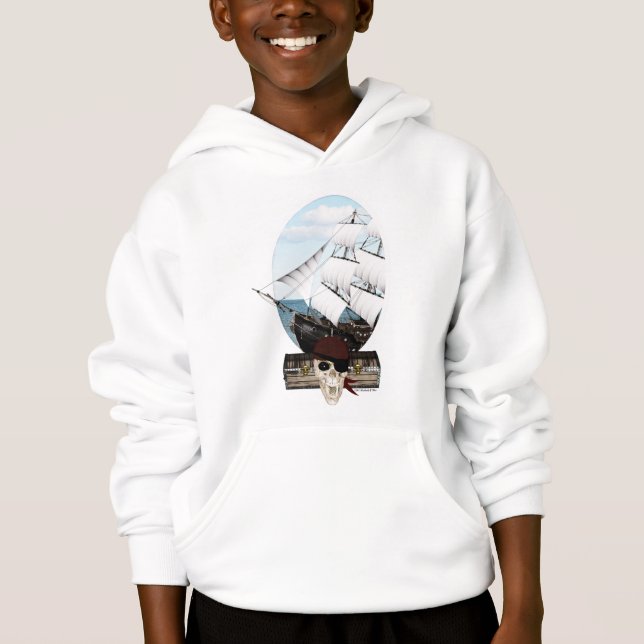 Piratenschiff Hoodie (Vorderseite)