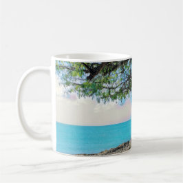 Piratenschiff in Aruba Malmok Beach Kaffeetasse