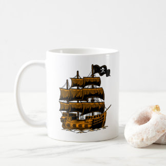 Piratenschiff-Kaffeetasse Kaffeetasse