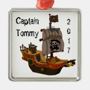 Piratenschiff Kapitän Verzierung Ornament Aus Metall