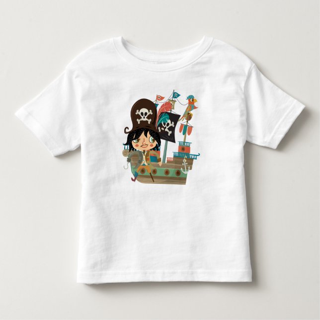 Piratenschiff Kleinkind T-shirt (Vorderseite)