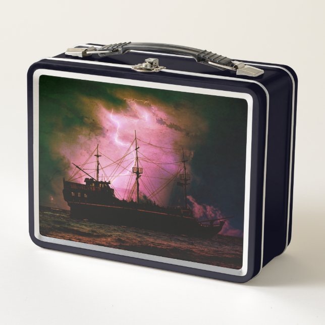 Piratenschiff Lunchbox (Vorderseite)