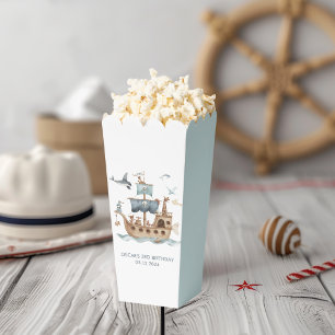 Piratenschiff mit Party "Tiere Kinder" Geschenkschachtel