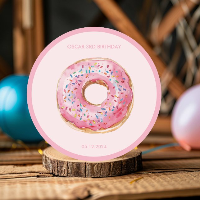 Piratenschiff mit Party "Tiere Kinder" Runder Aufkleber (Von Creator hochgeladen)