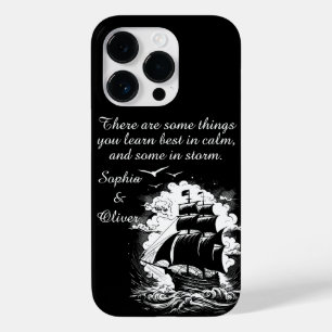 Piratenschiff Modernes Motivierend Zitat Weißer Te Case-Mate iPhone 14 Pro Hülle