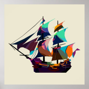 Piratenschiff Poster
