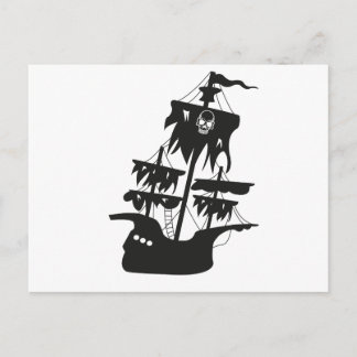 Piratenschiff Postkarte