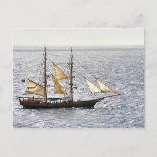 Piratenschiff Postkarte
