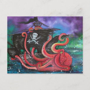 Piratenschiff Postkarte