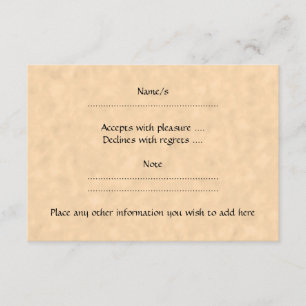 Piratenschiff. RSVP Karte