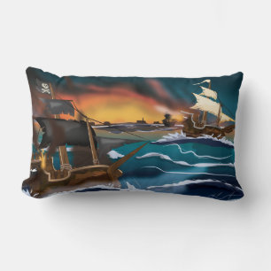 Piratenschiff Schlacht! Lendenkissen