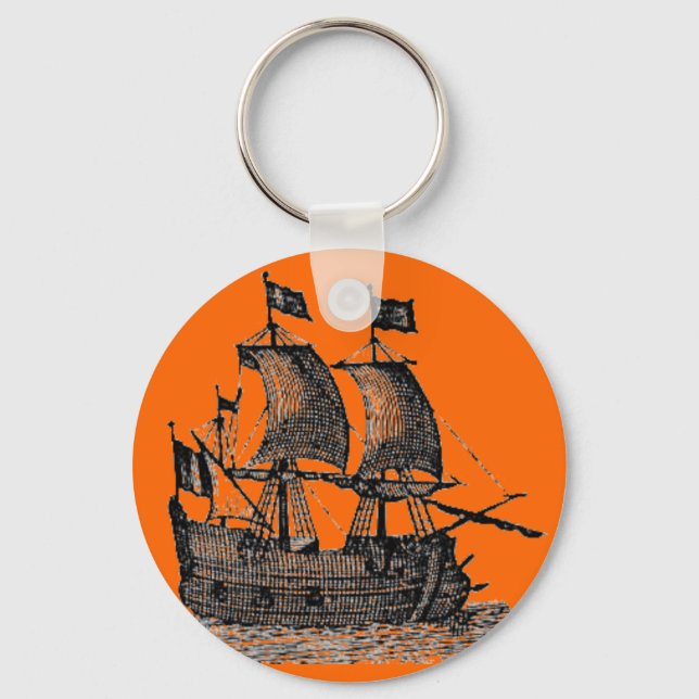 Piratenschiff Schlüsselanhänger (Vorderseite)
