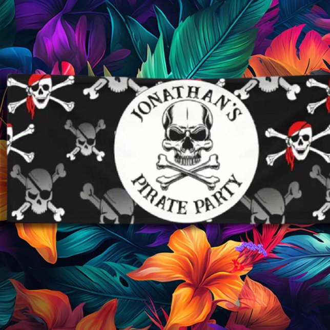 Piratenschiff-Skulls des Party Banner (Von Creator hochgeladen)
