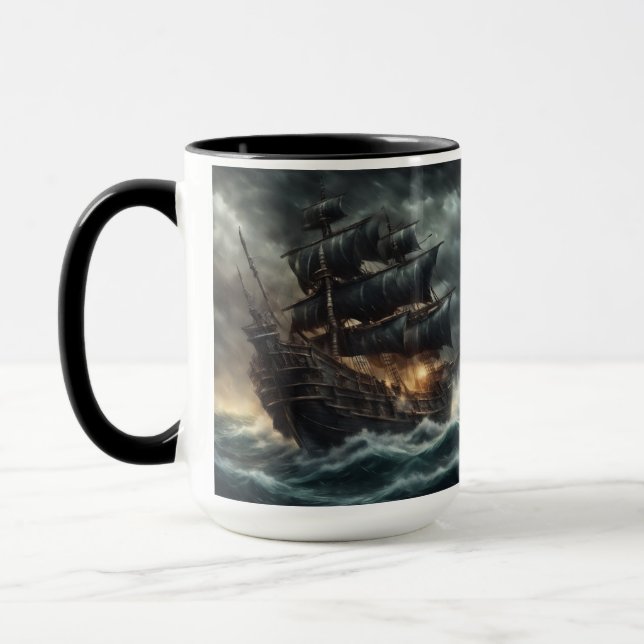 Piratenschiff Stormy - 2 - Tasse (Links)