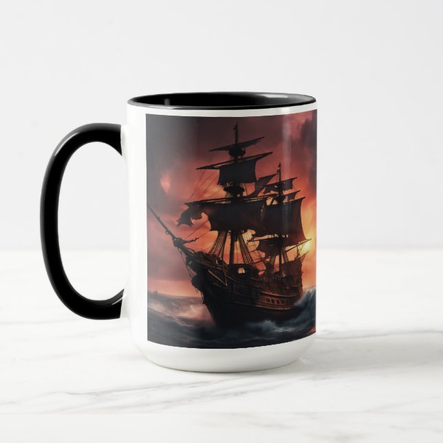 Piratenschiff Stormy - 3 - Tasse (Links)