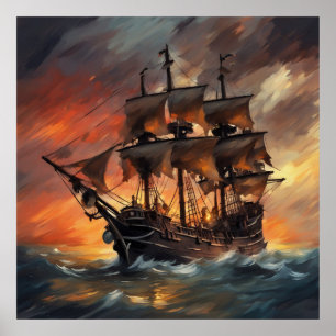 Piratenschiff Stormy - 4 - Poster