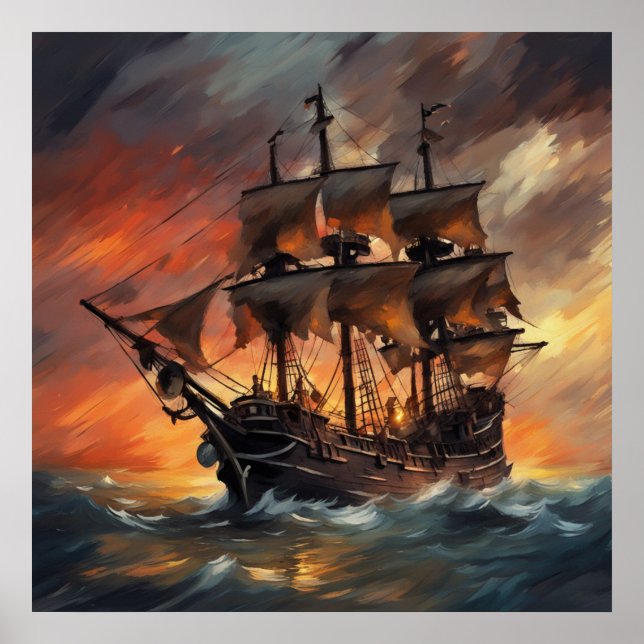 Piratenschiff Stormy - 4 - Poster (Vorne)