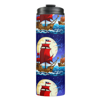 Piratenschiff-Tassen Thermosbecher