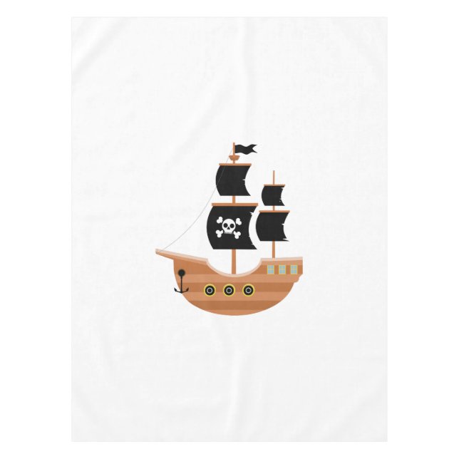 Piratenschiff Tischdecke (Vorderseite)
