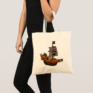 Piratenschiff Tote Bag Tragetasche