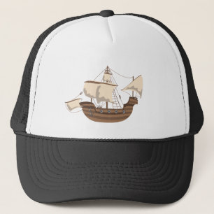 Piratenschiff Truckerkappe