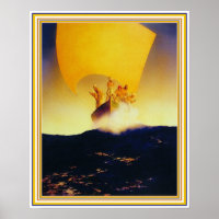 Piratenschiff - von Maxfield Parrish