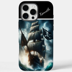 Piratenschiff vor dem Sturm iPhone 16 Pro Max Hülle