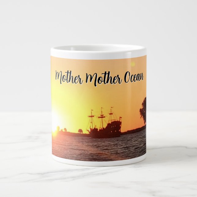 Piratenseele Jumbo-Tasse (Vorderseite)