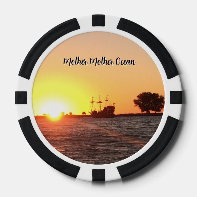 Piratenseele Pokerchips (Vorderseite)