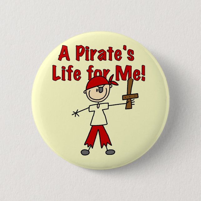 Piratenshirt und Geschenke Button (Vorderseite)