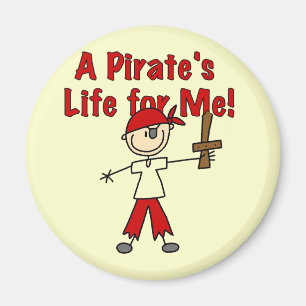 Piratenshirt und Geschenke Magnet