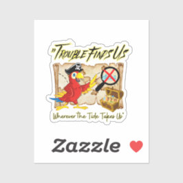 Piratensittich Aufkleber