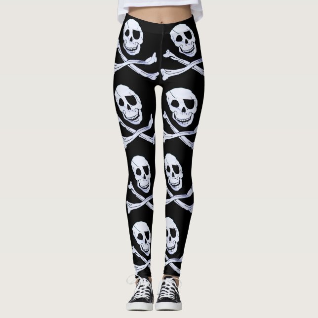 Piratenstil entworfene Leggings (Vorderseite)