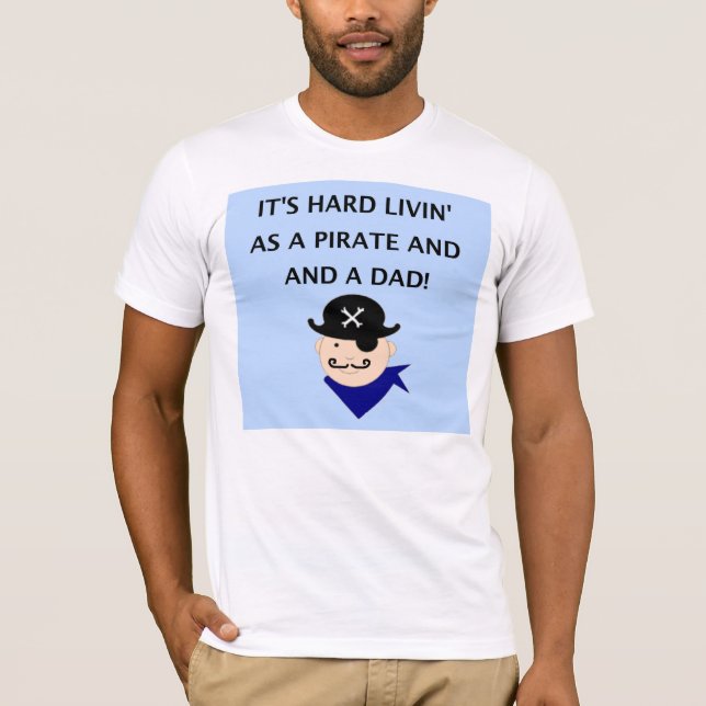 Piratent-shirts für Vati T-Shirt (Vorderseite)