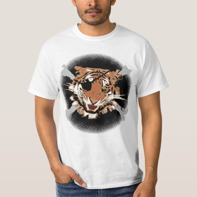 Piratentiger T-Shirt (Vorderseite)