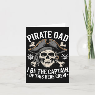 Piratenvater ist Kapitän dieser Crew Väter Karte