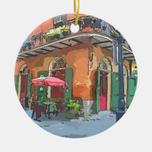 Pirates Alley New Orleans Keramik Ornament