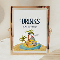 Pirates Baby Shower Drinks Unterschrift