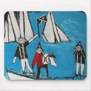PIRATES-BLUES MOUSEPAD