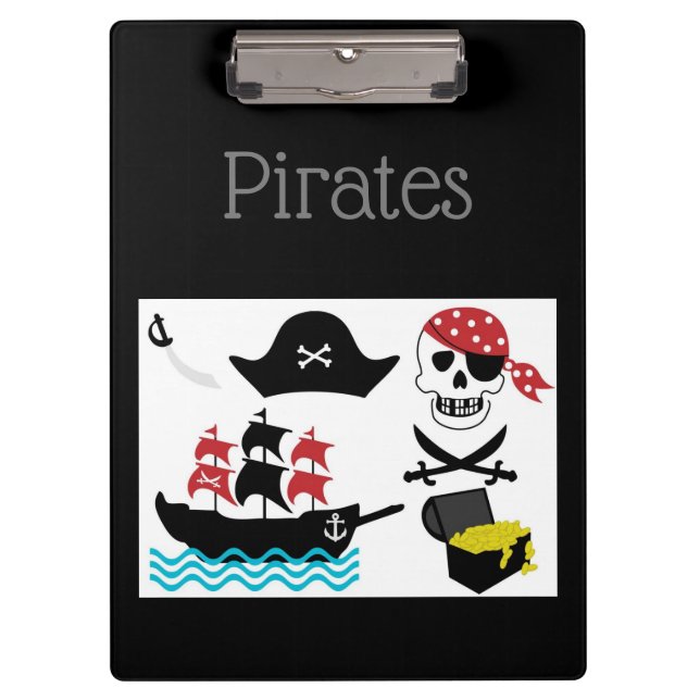 Pirates Clipboard Klemmbrett (Vorderseite)