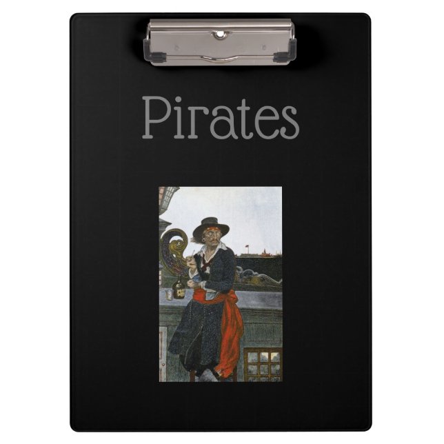 Pirates Clipboard Klemmbrett (Vorderseite)