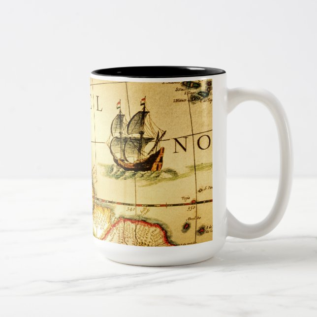 Pirates Gold Treasure Karte Tasse (Rechts)